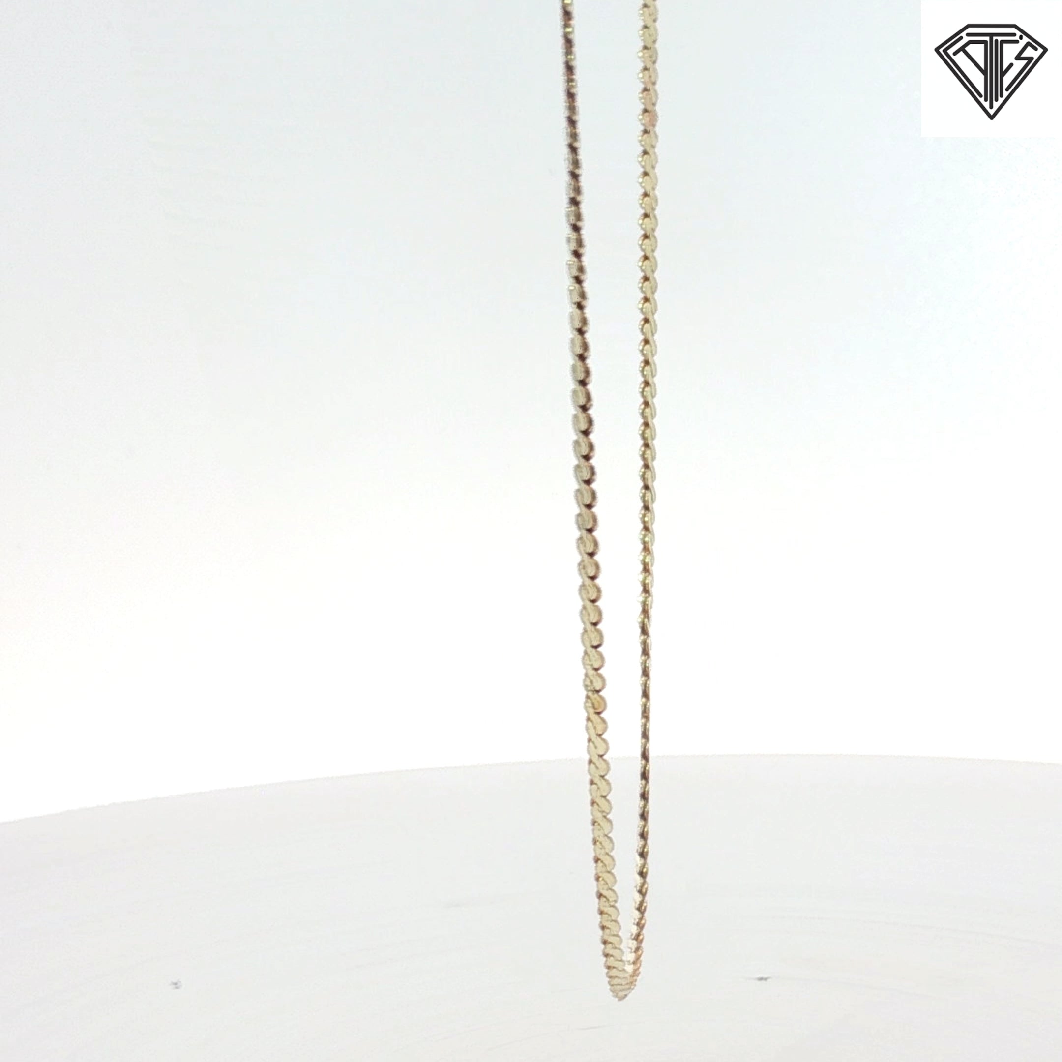 14k Yellow Gold Mariner Link Chocker Necklace 3 gram 15"inch