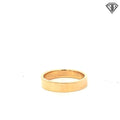 14k Yellow Gold Flat Wedding Band 5.69 gram 5mm Size 9