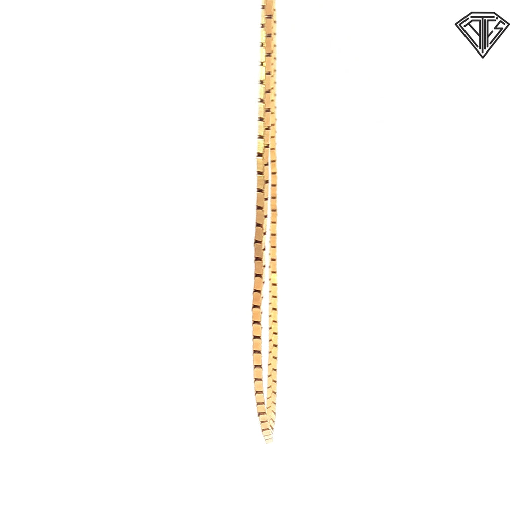 14k Yellow Gold Box Chain 4.2 gram 16"inch