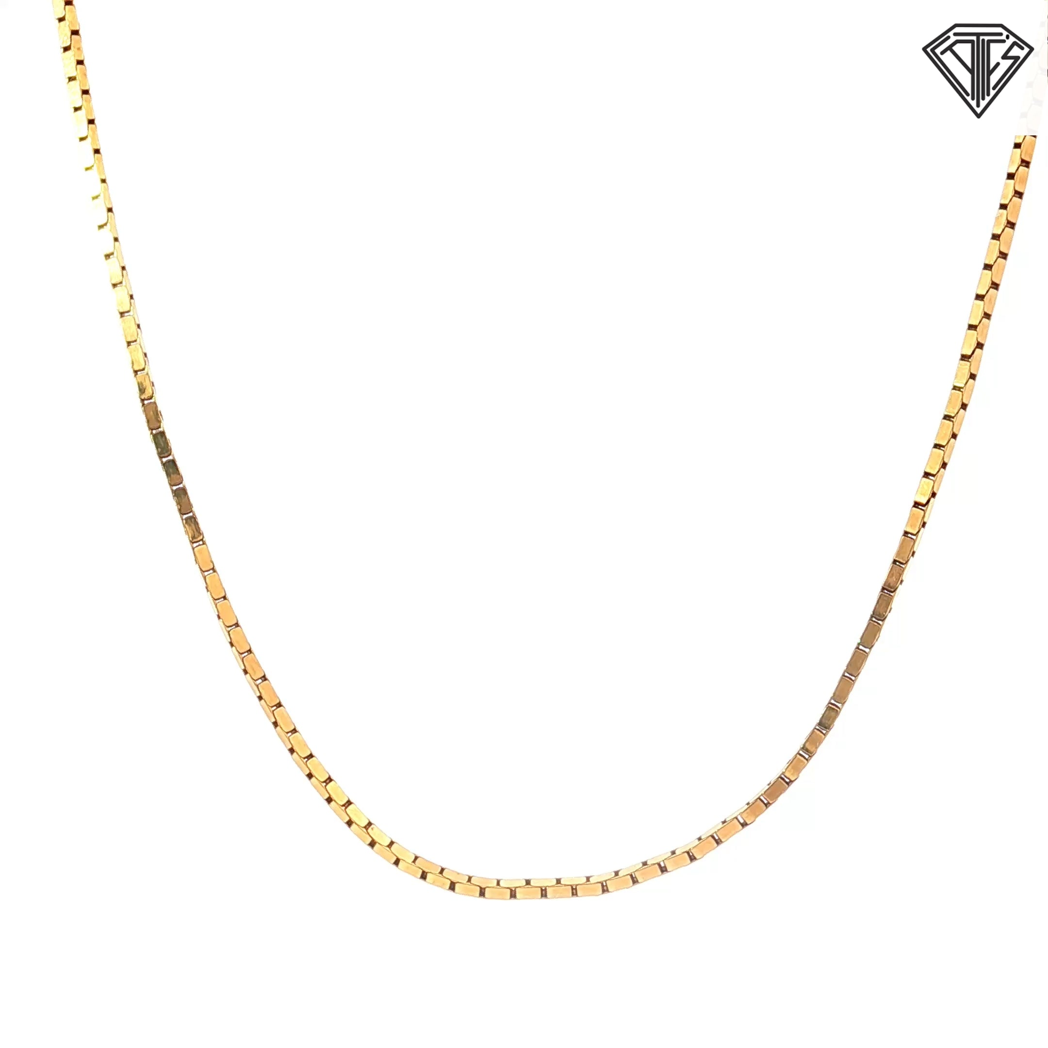 14k Yellow Gold Box Chain 4.2 gram 16"inch
