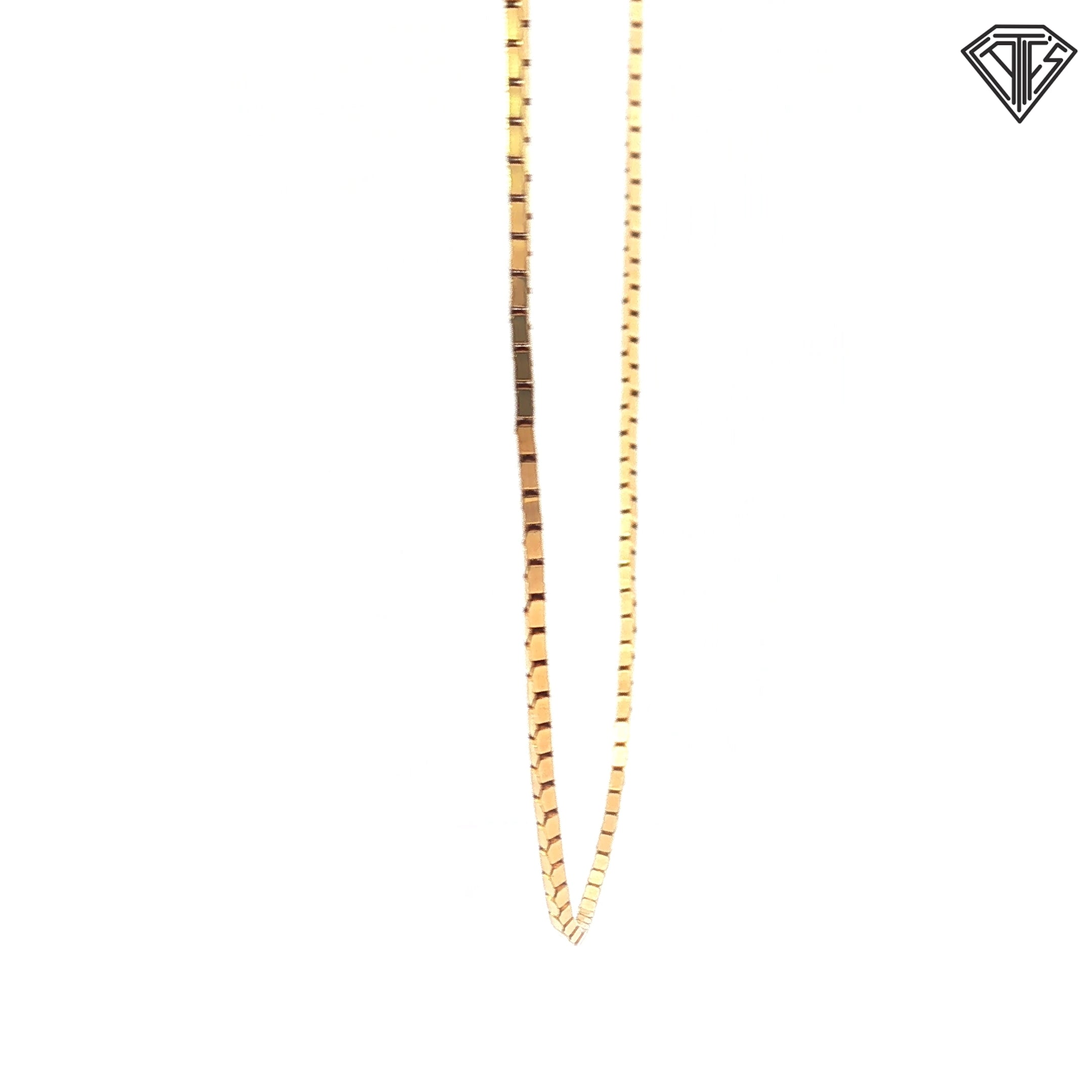 14k Yellow Gold Box Chain 4.2 gram 16"inch
