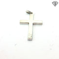 14k White Gold Cross Pendant  .09 gram