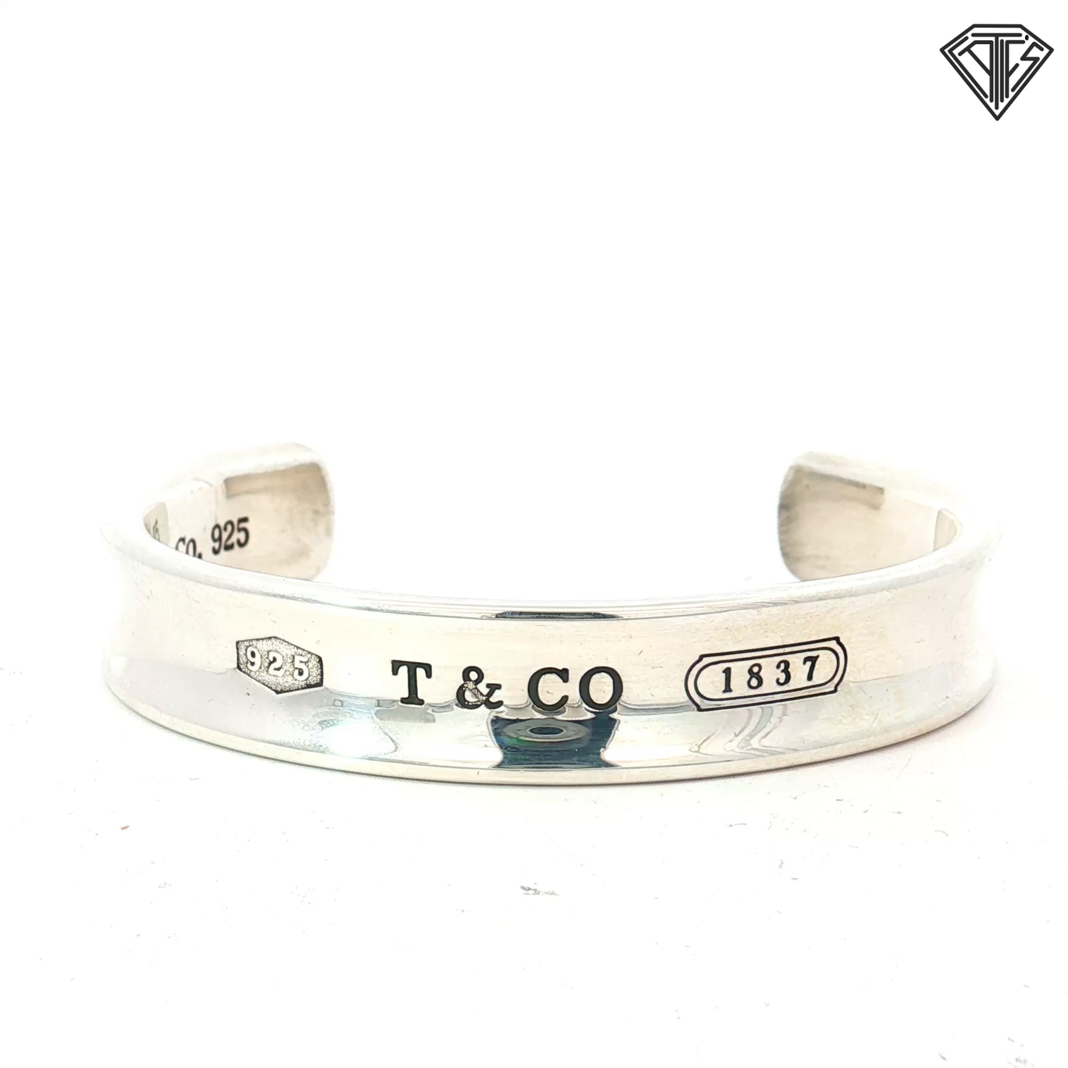 Pre-Loved Tiffany & Co. 1837 Silver Cuff Bracelet