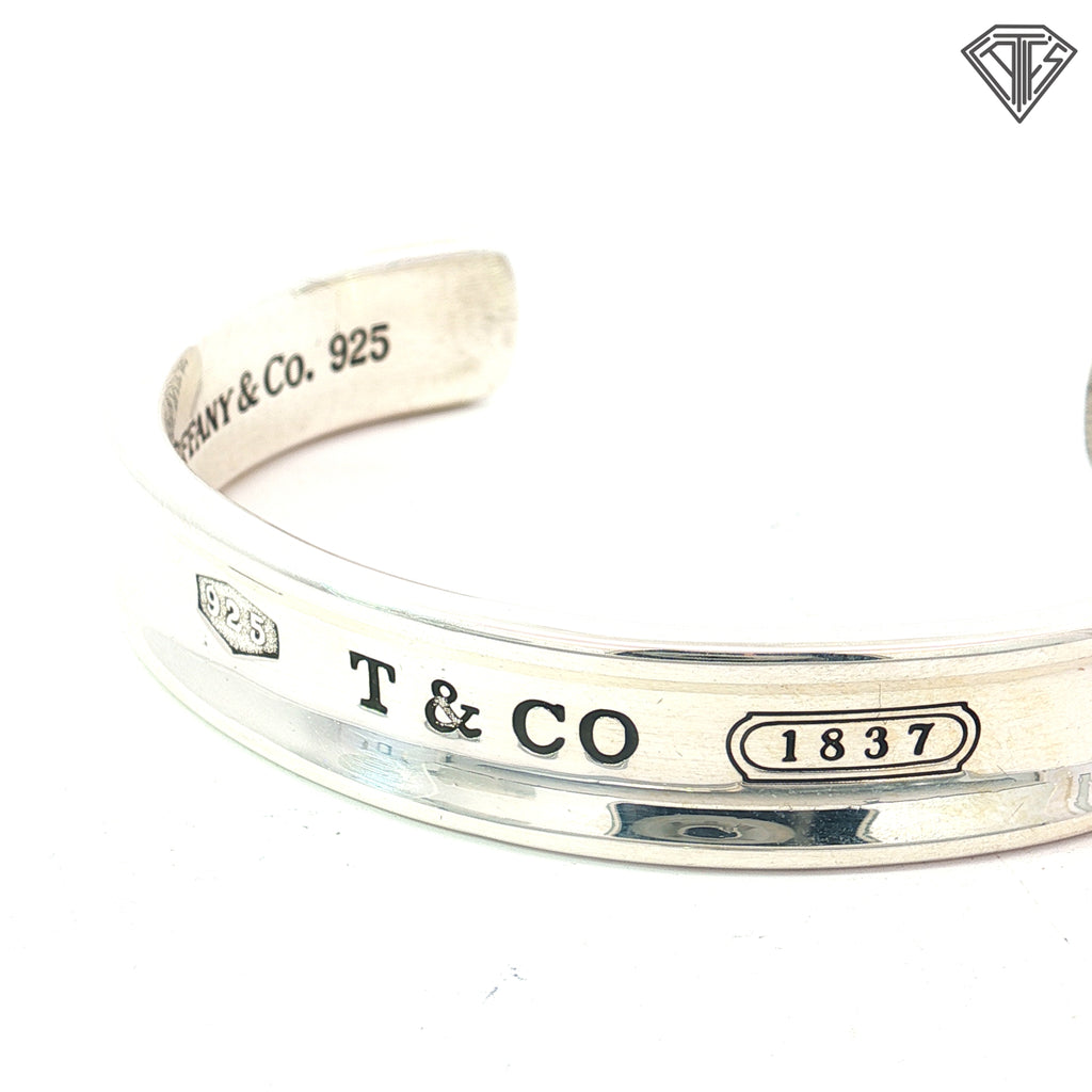 Pre-Loved Tiffany & Co. 1837 Silver Cuff Bracelet