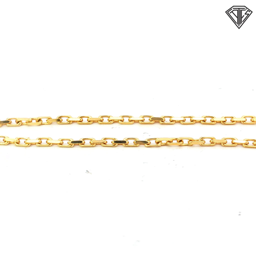 14k Yellow Gold Hermes Bracelet 5.4 gram 8"inch