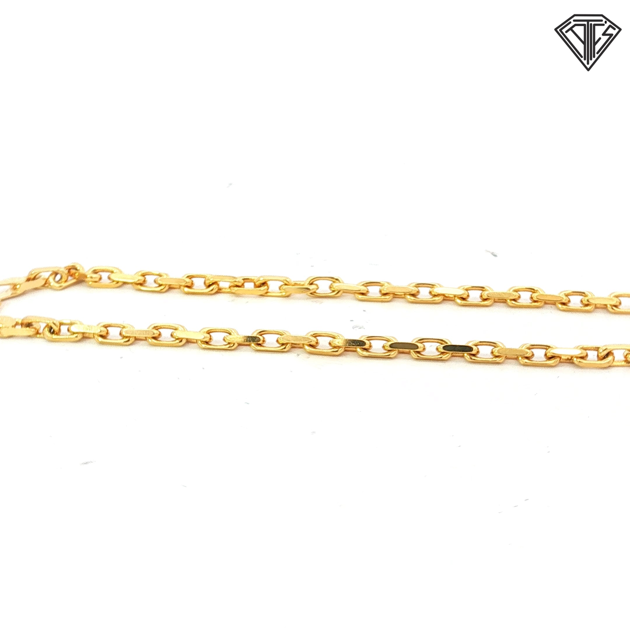 14k Yellow Gold Hermes Bracelet 5.4 gram 8"inch