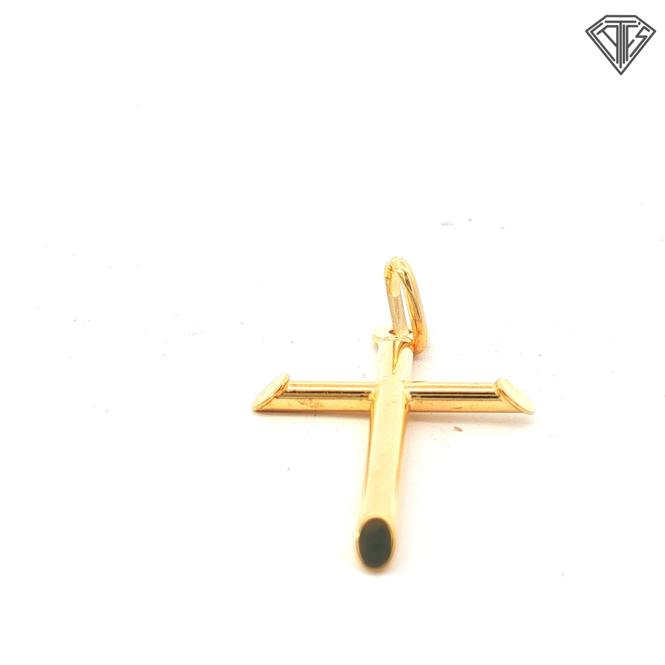 14k Yellow Gold Cross Pendant .90 gram 1"inch