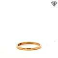 14k Yellow Gold Thin Wedding Band 1.5mm Size 7