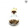 14k Yellow Gold Flake Charm Pendant 1"inch