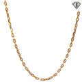 14k Yellow Gold Mariner Link Necklace 3.7 gram 2mm 16"inch