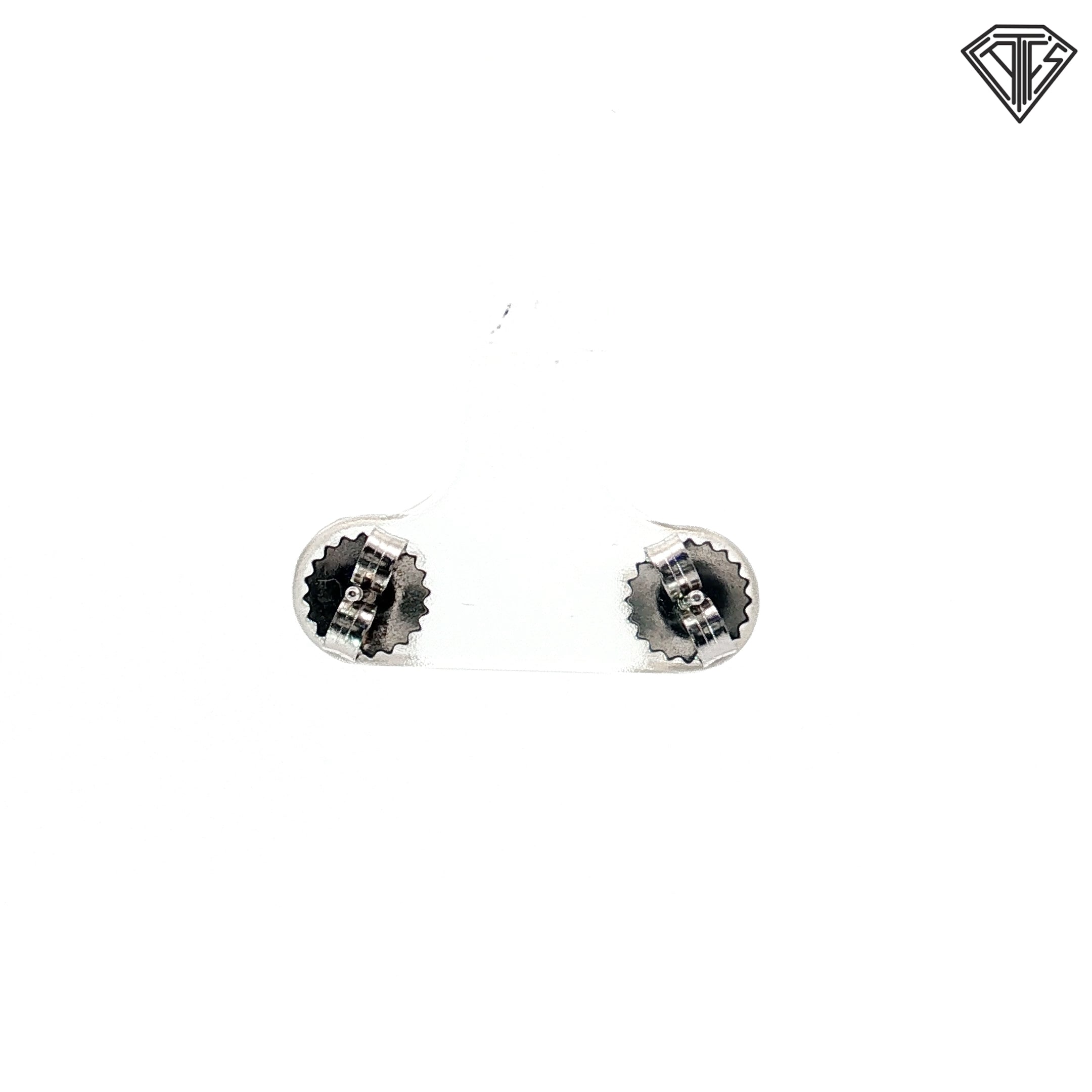 14k White Gold 2.00ct F I1 Round Diamond Stud Earrings