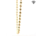 14k Yellow Gold Cultured Pearl Strand Necklace 6mm 18 inch