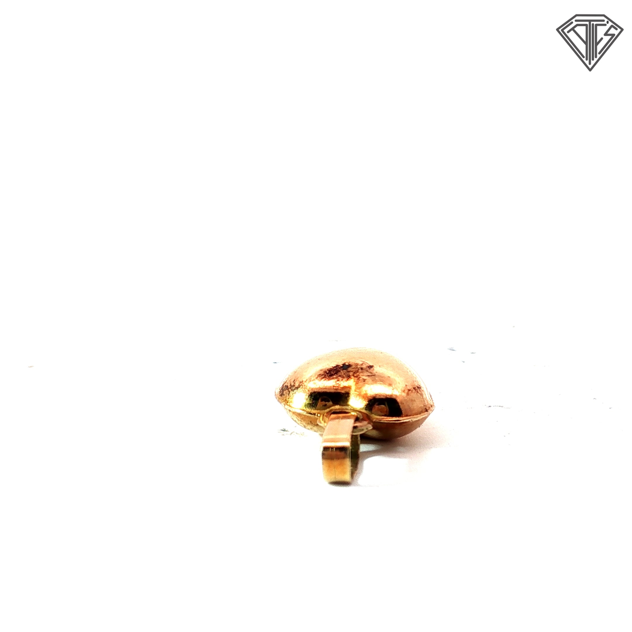 18k Yellow Gold Heart Charm 1.2 gram