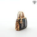 14k Yellow Gold .60ct Round Chocolate Diamond Purse Pendant 5.7 gram