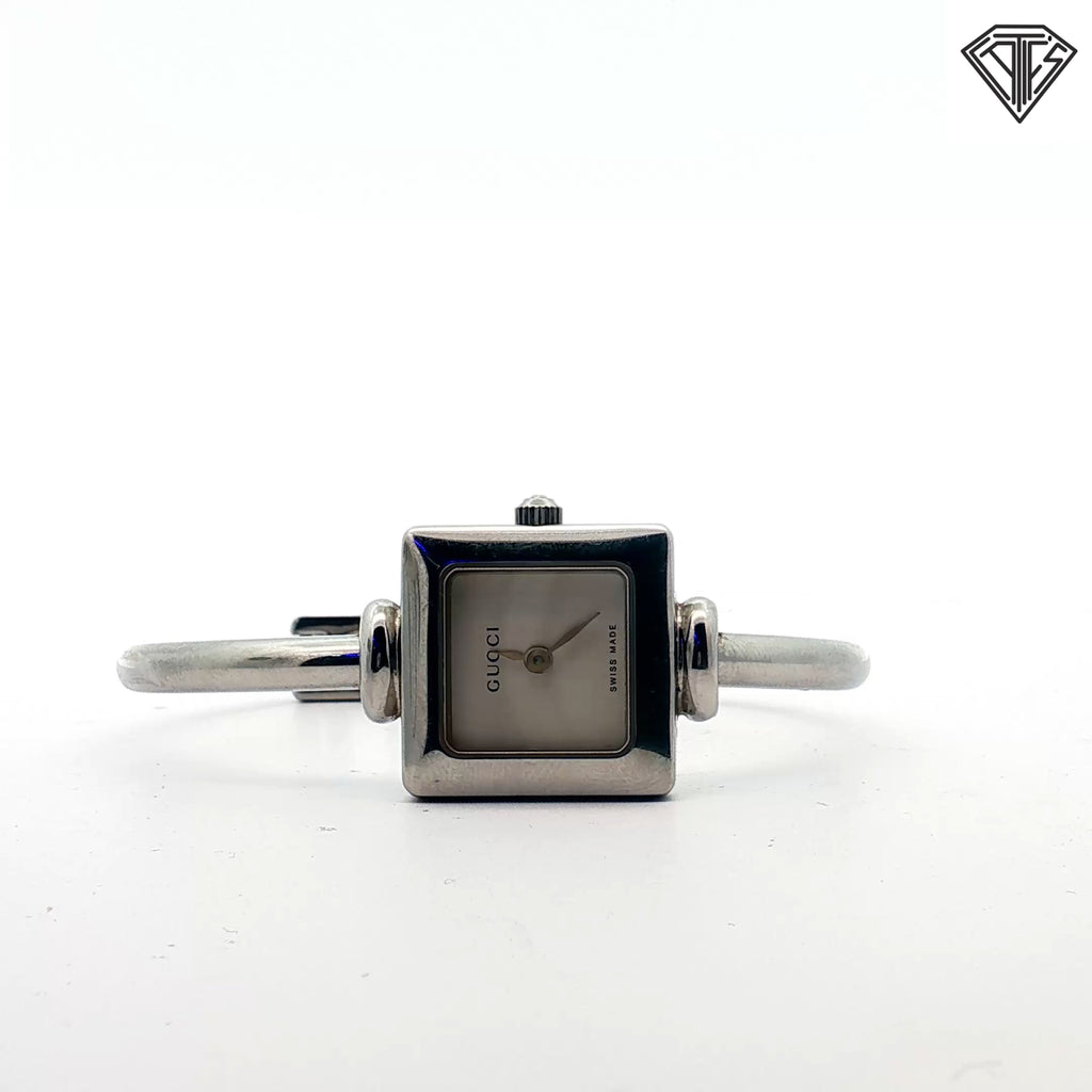 Pre-Loved Gucci 1900 Series Watch 20mm x 20mm / Silver Dial/ Steel/ 5.5"inch or Smaller