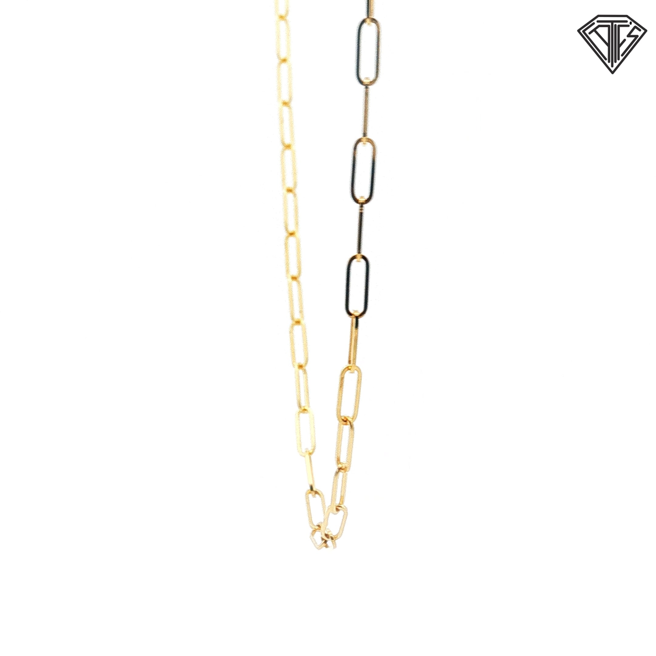 14k Yellow Gold Open Link Necklace 4.50 gram 20"inch