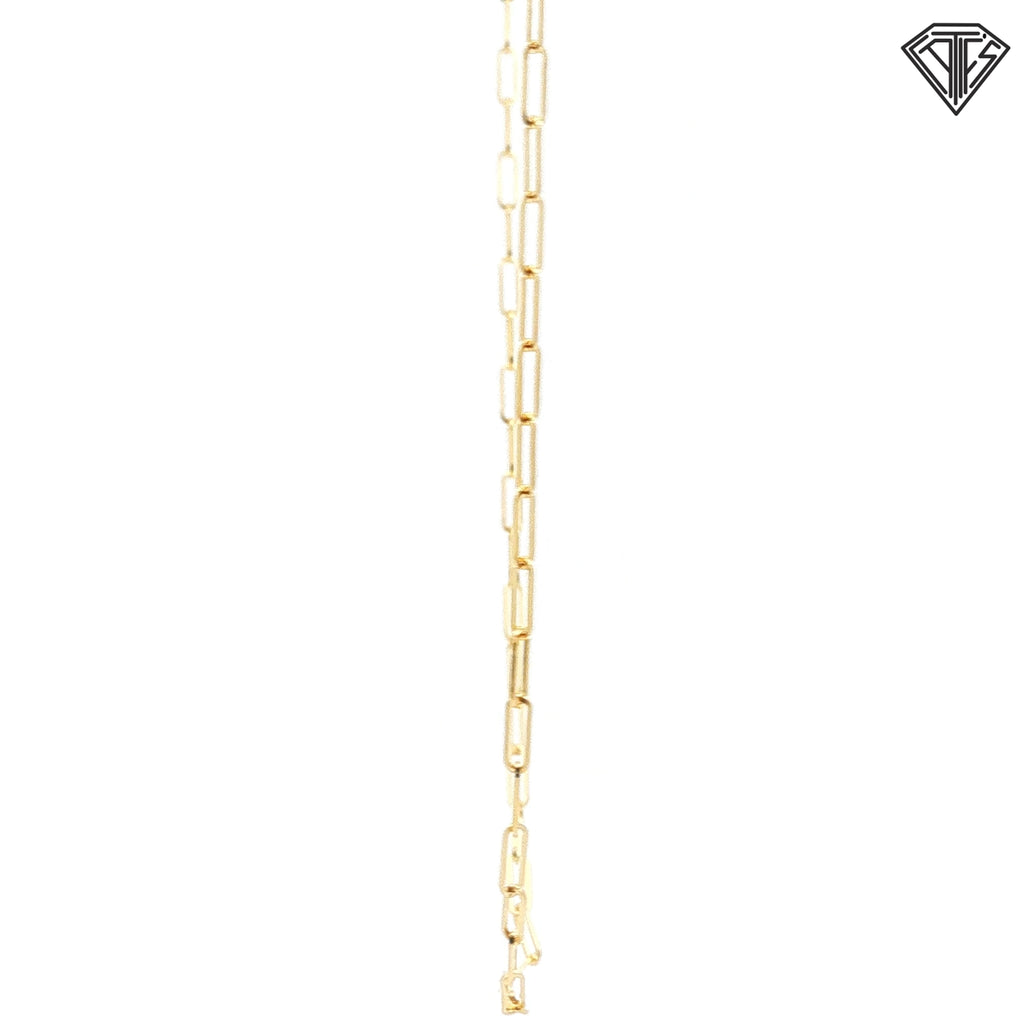 14k Yellow Gold Open Link Necklace 3.40 gram 20"inch