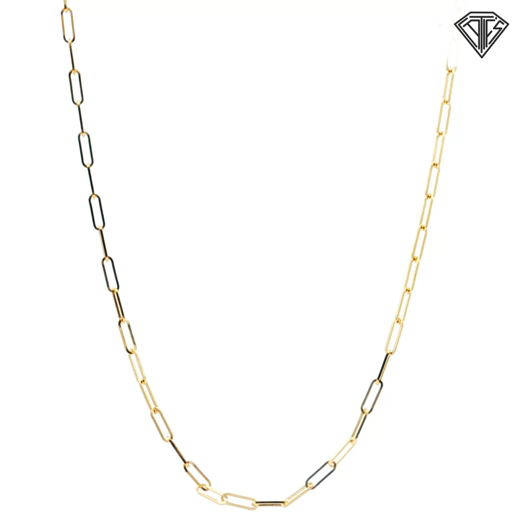 14k Yellow Gold Open Link Necklace 3.40 gram 20"inch