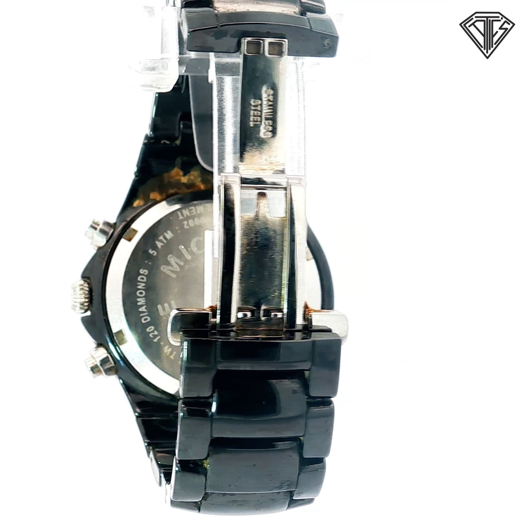 Pre-Loved Michele Tahatian Black Ceramic / Sapphire Crystal/ Chronograph/ 35mm