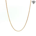 18k Yellow Gold Bead Necklace 4.3 gram 18"inch