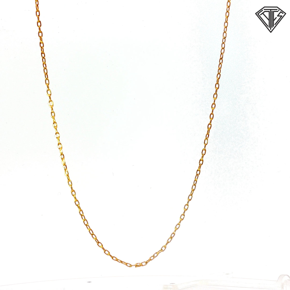 18k Yellow Gold Link Necklace 4.00 gram 24"