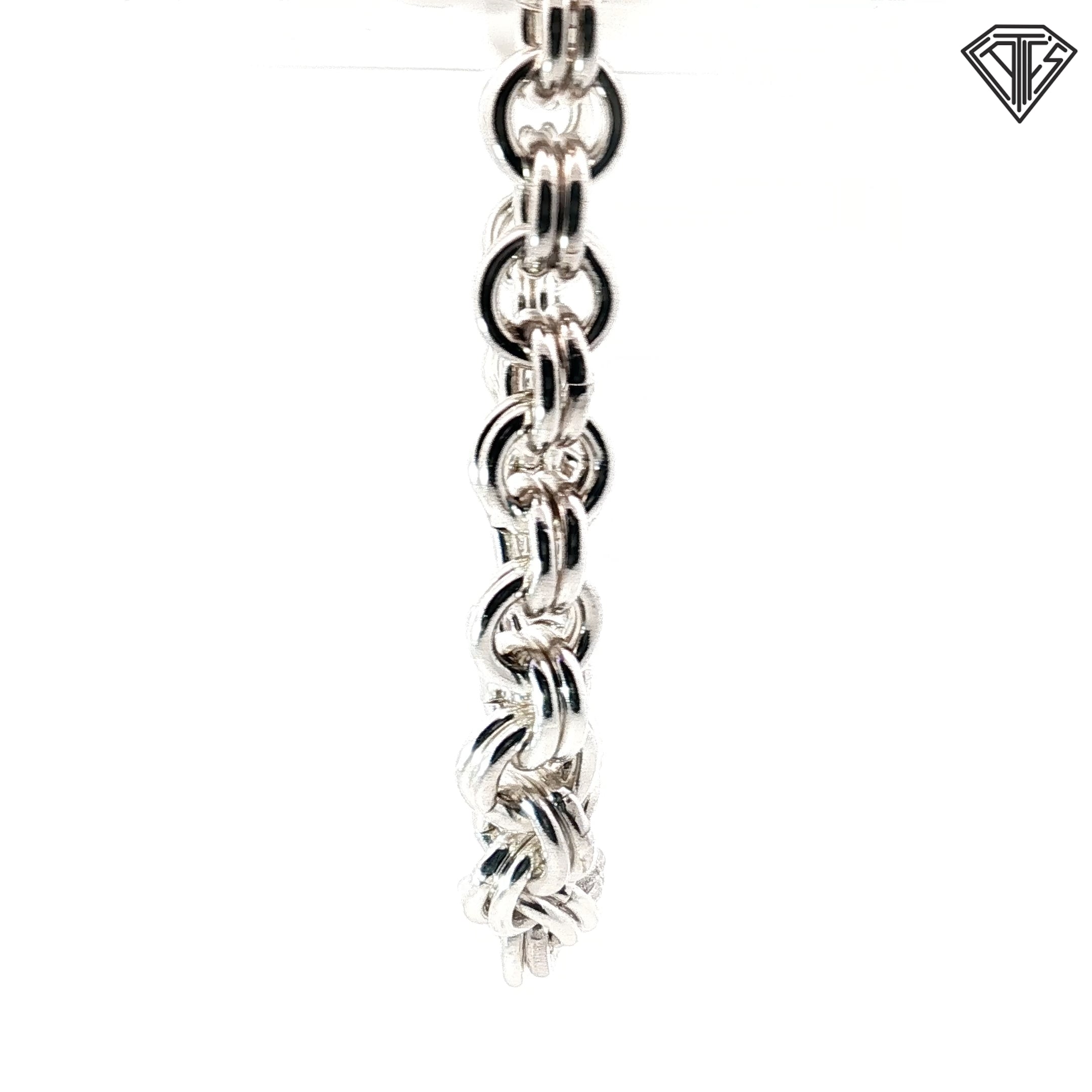 Pre-Loved Kalibre Double Link Sterling Silver Necklace 20"inch 166.50 gram