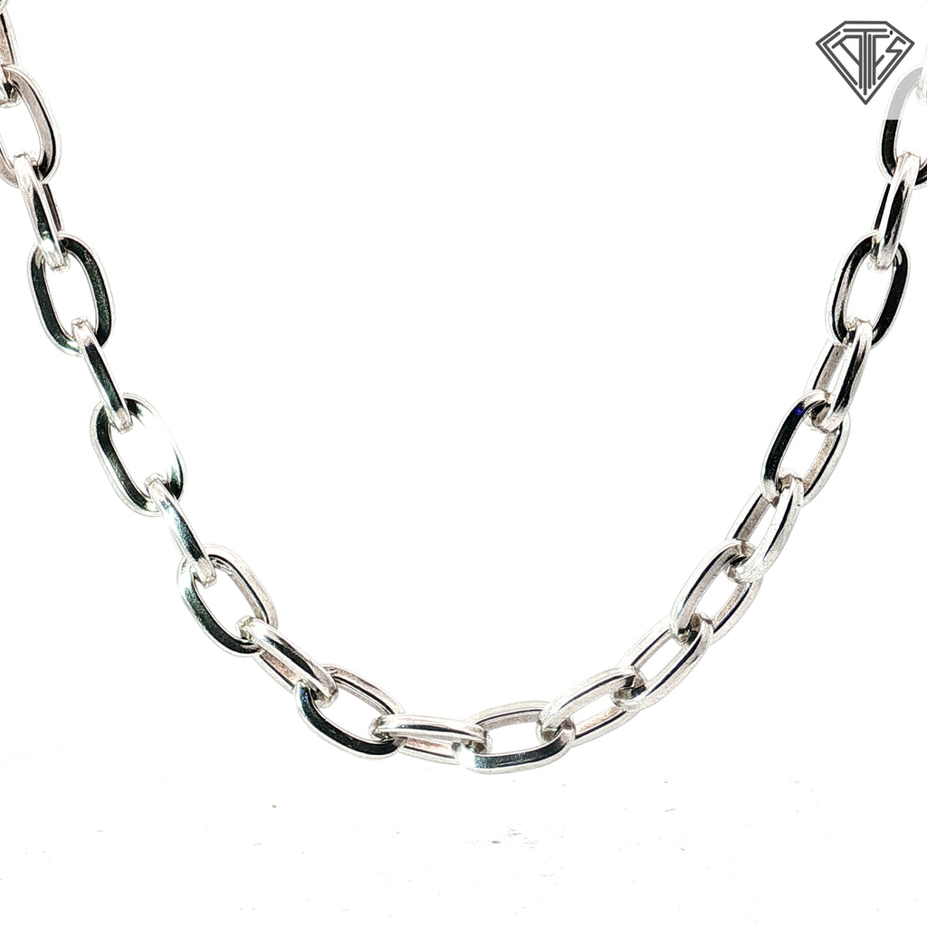 Silver (925) Mexican Chain and Bracelet Set 177.4 gram 9"inch Bracelet / 20" inch Chain