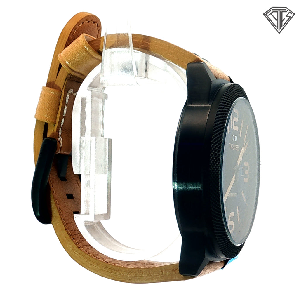 Pre-Owned TW Steel Canteen Automatic /Tan Leather / Strap/ 45mm /with Box