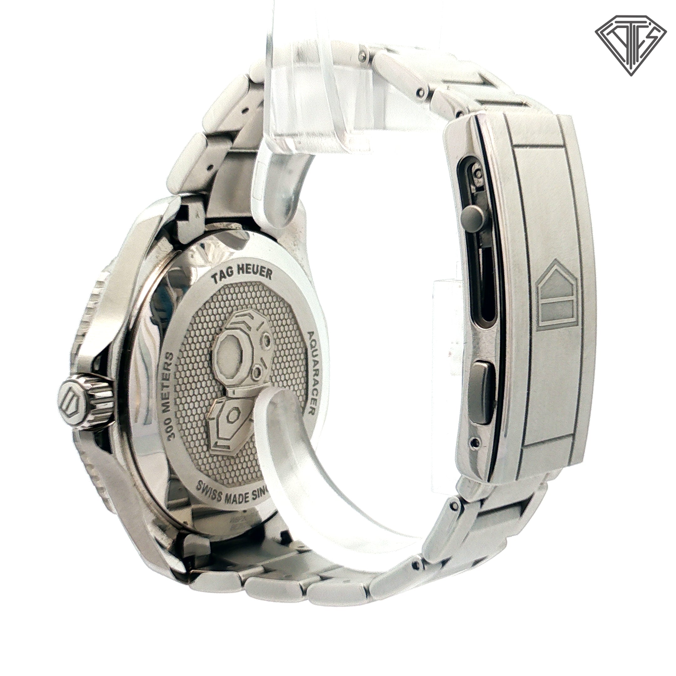 Pre-Owned Tag Heuer Aqua Racer 300M Watch /Automatic/ Blue Dial / 43mm/ Steel Band / Ref#WBP201B