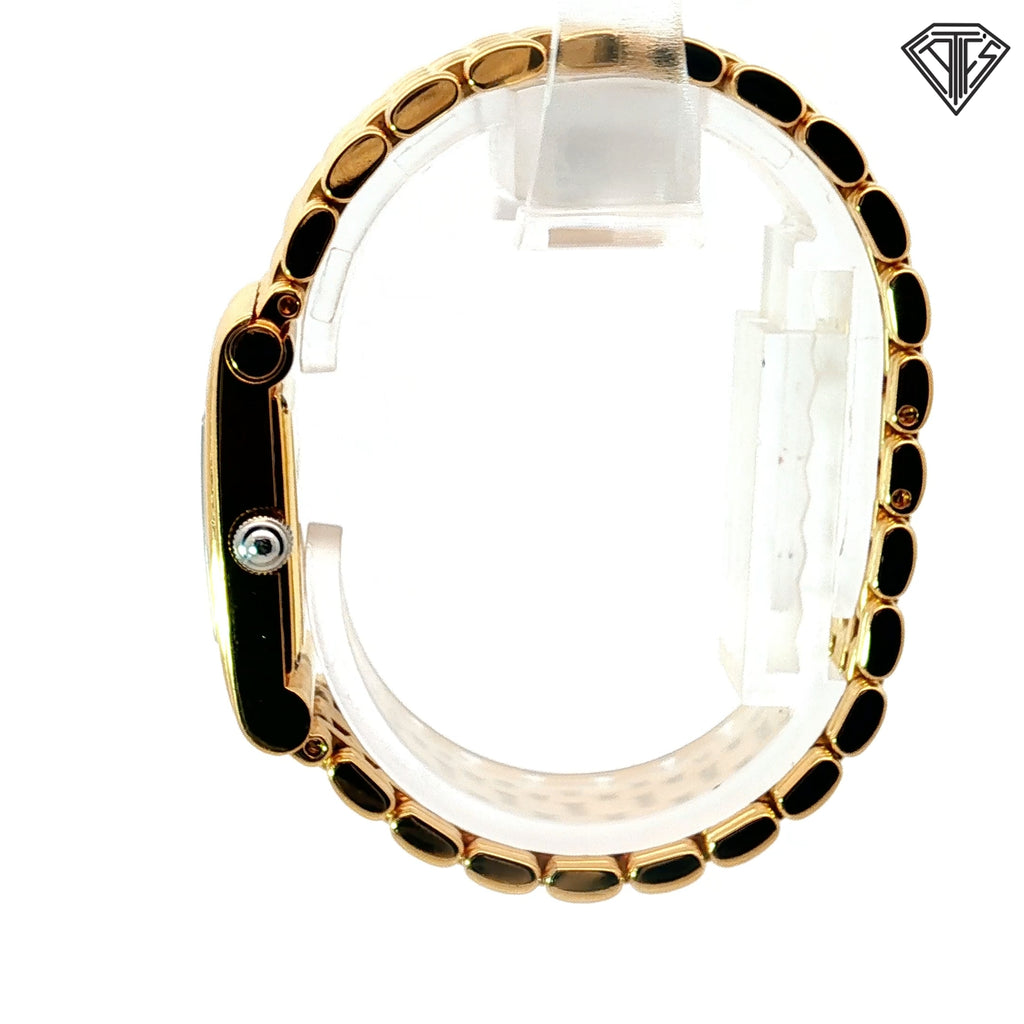 Pre-Loved  Vintage Boucheron Reflet Gold Stain Steel Watch / Quartz/ 29 x 18 mm / Fits 6" Wrist/ Model #AH24509/ Minor Scratches
