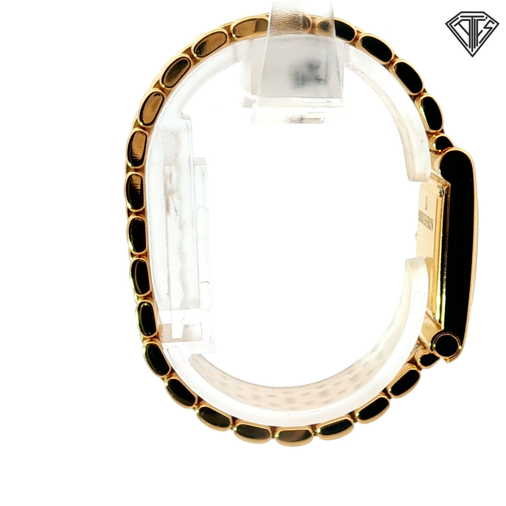 Pre-Loved  Vintage Boucheron Reflet Gold Stain Steel Watch / Quartz/ 29 x 18 mm / Fits 6" Wrist/ Model #AH24509/ Minor Scratches