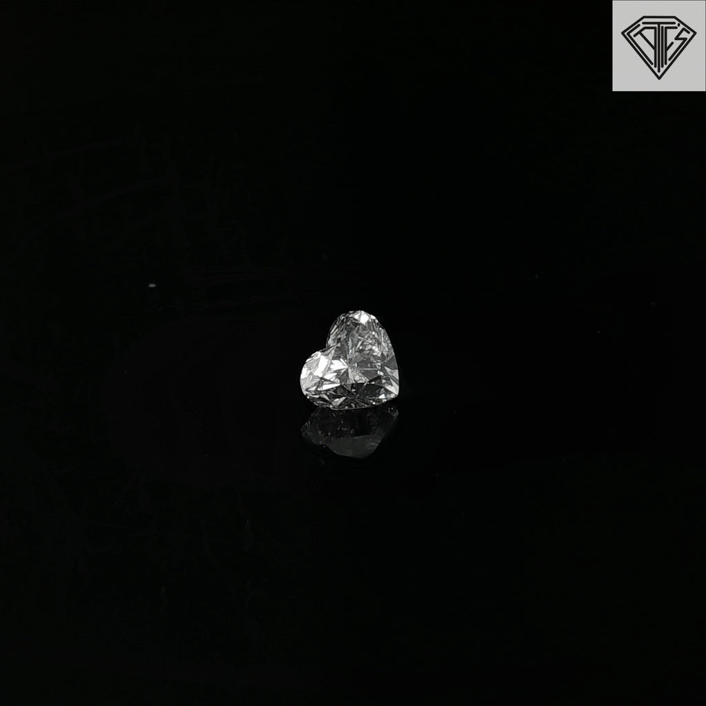 Matching Pair Loose Heart Diamond 1.02ct E SI2 Heart Diamond Certified by GIA #1527668761 / 1.00ct E SI1 Heart Diamond Certified by GIA # 7532450299