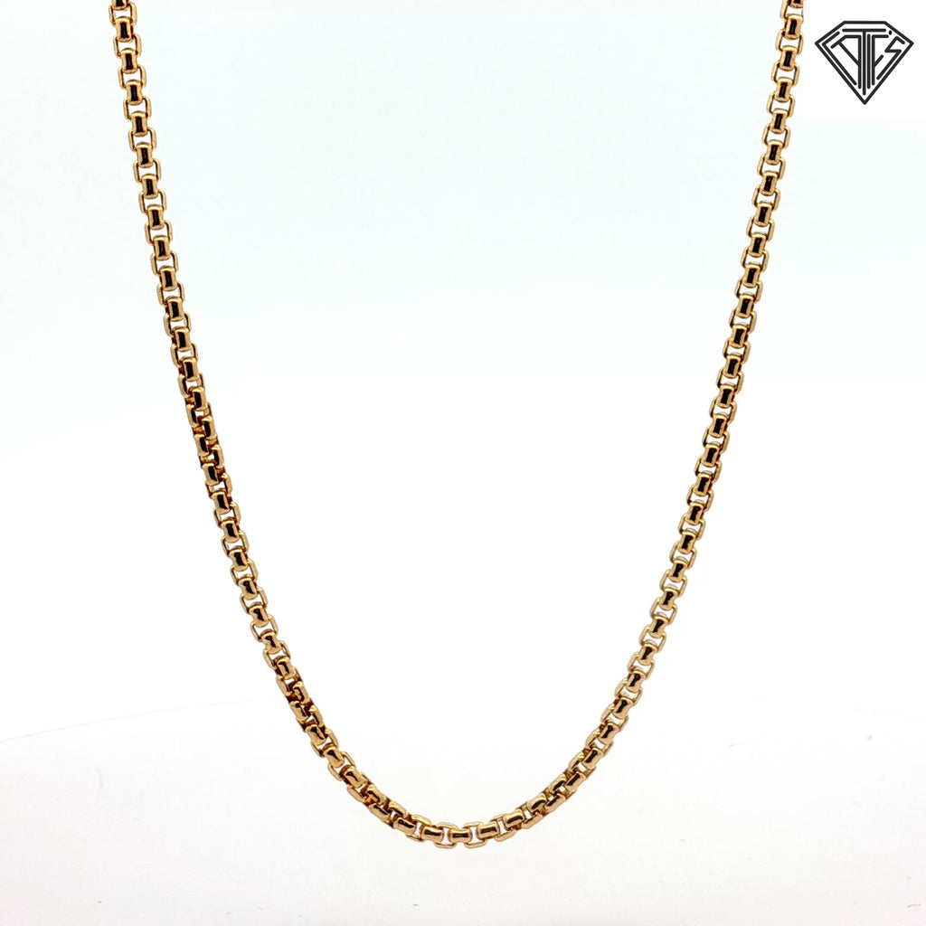 14k Yellow Gold Franco Necklace 19.6 gram  22"inch
