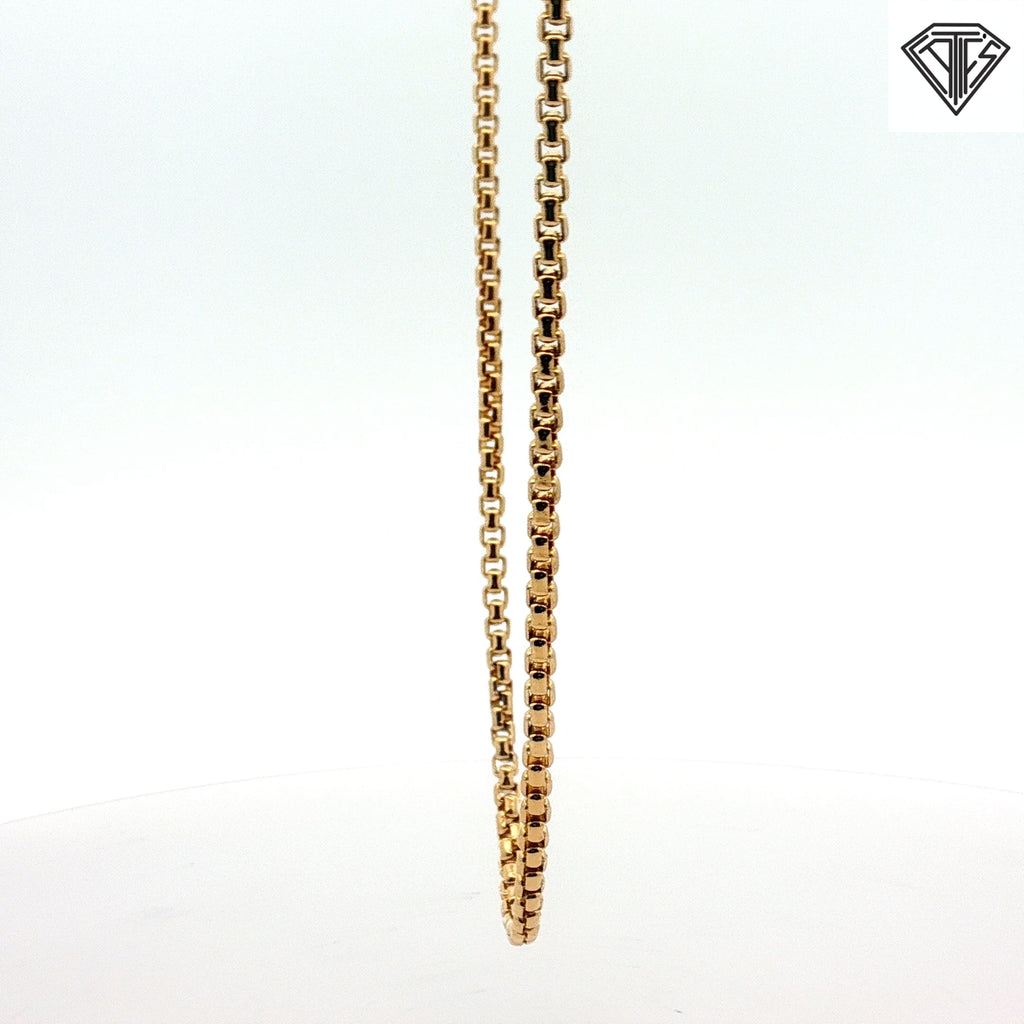 14k Yellow Gold Franco Necklace 19.6 gram  22"inch