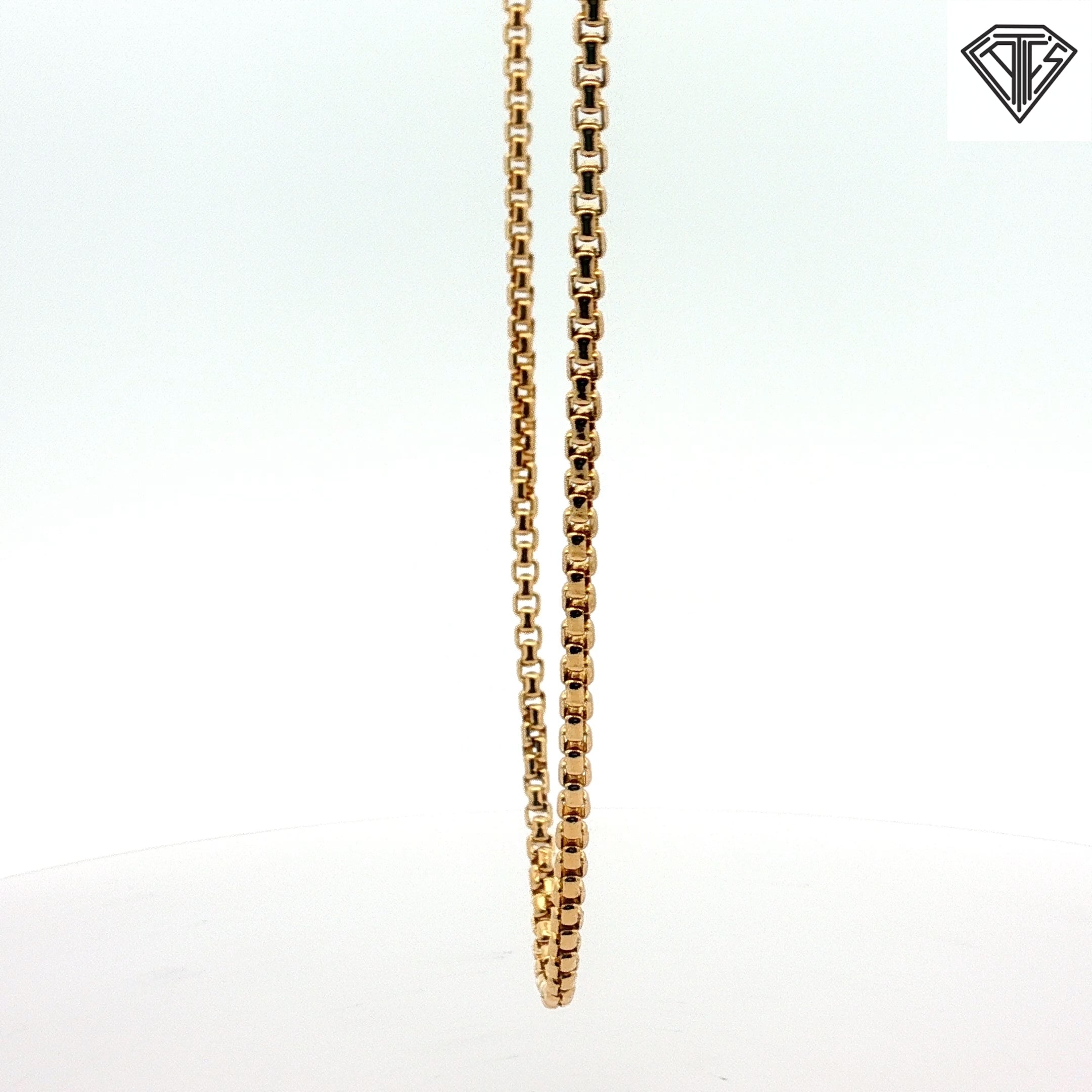 14k Yellow Gold Franco Necklace 19.6 gram  22"inch