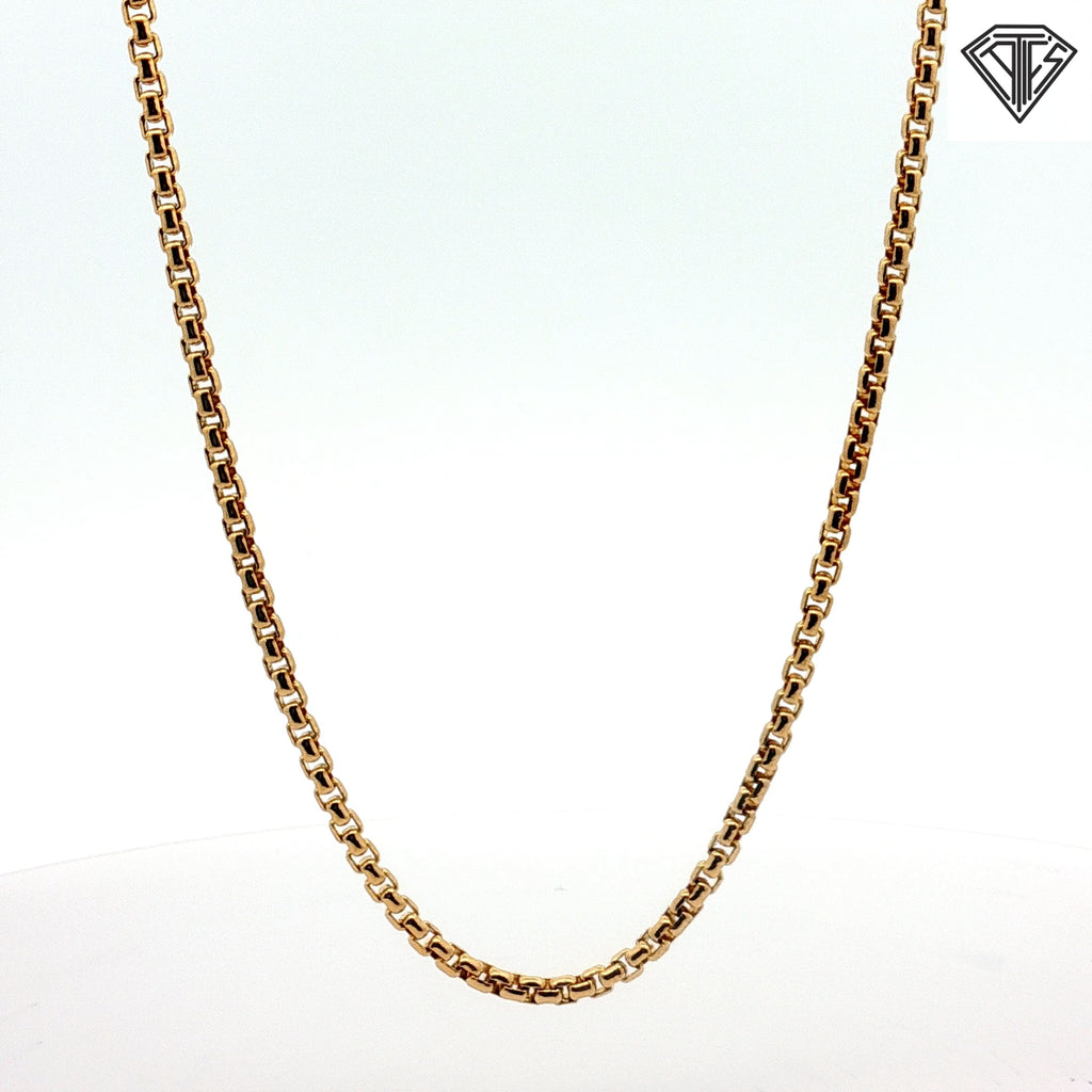 14k Yellow Gold Franco Necklace 19.6 gram  22"inch