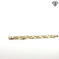 14k Yellow Gold Medium Paper Clip Link Bracelet  7"inch  2.8 gram