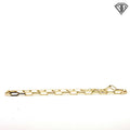 14k Yellow Gold Medium Paper Clip Link Bracelet  8"inch 2.1 gram