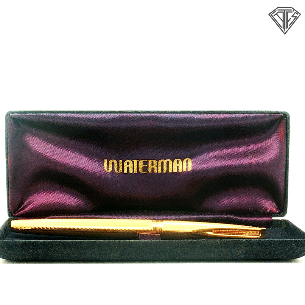 Vintage Waterman Gold Plated Fountain Pen (Needs Ink)