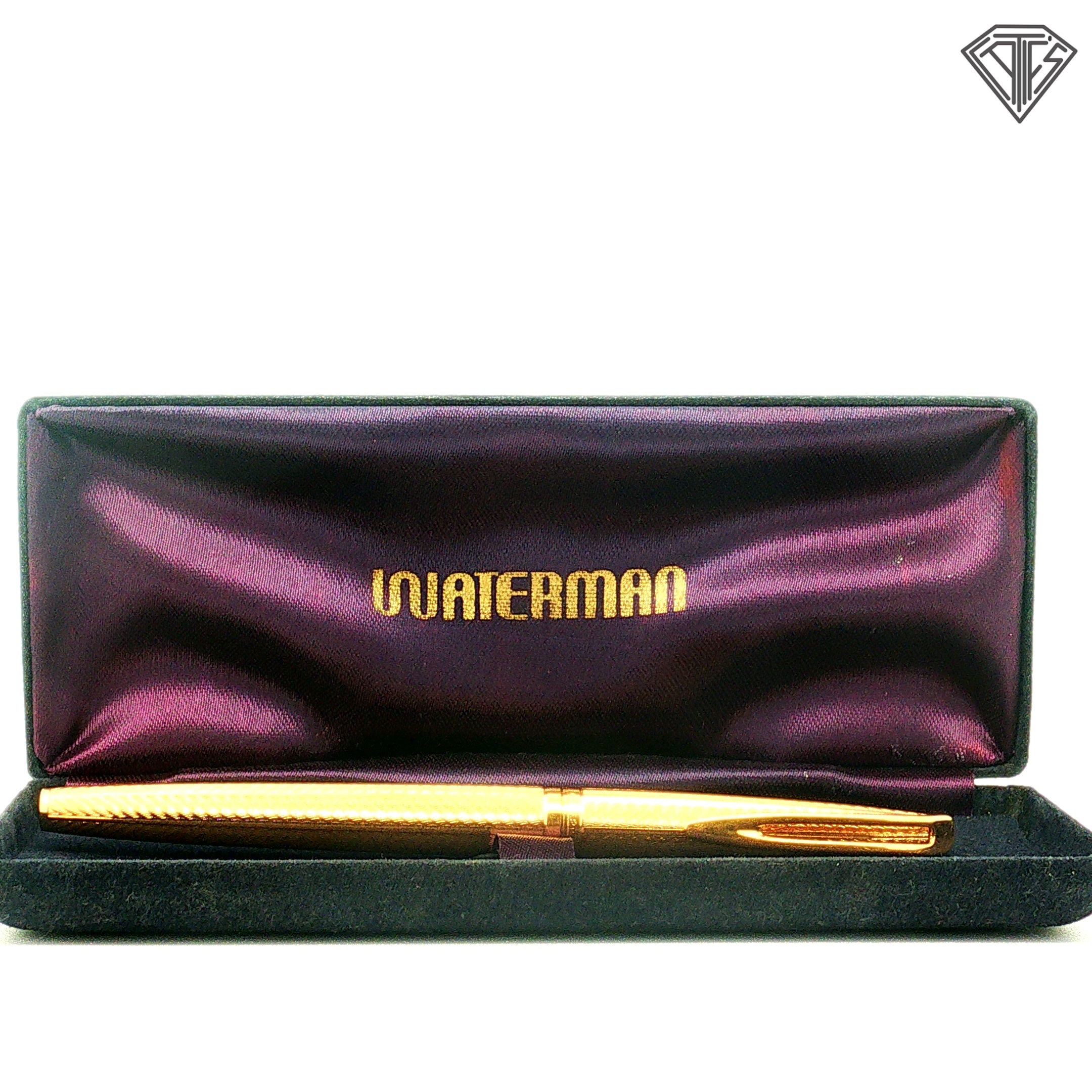 Vintage Waterman Gold Plated Fountain Pen (Needs Ink)