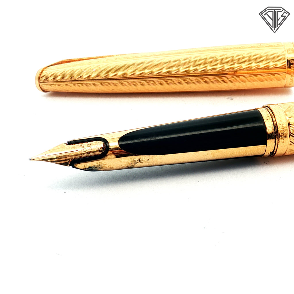 Vintage Waterman Gold Plated Fountain Pen (Needs Ink)