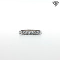 14k White Gold .75ct G VS2 (7) Round Diamond Wedding Band Size 7.5