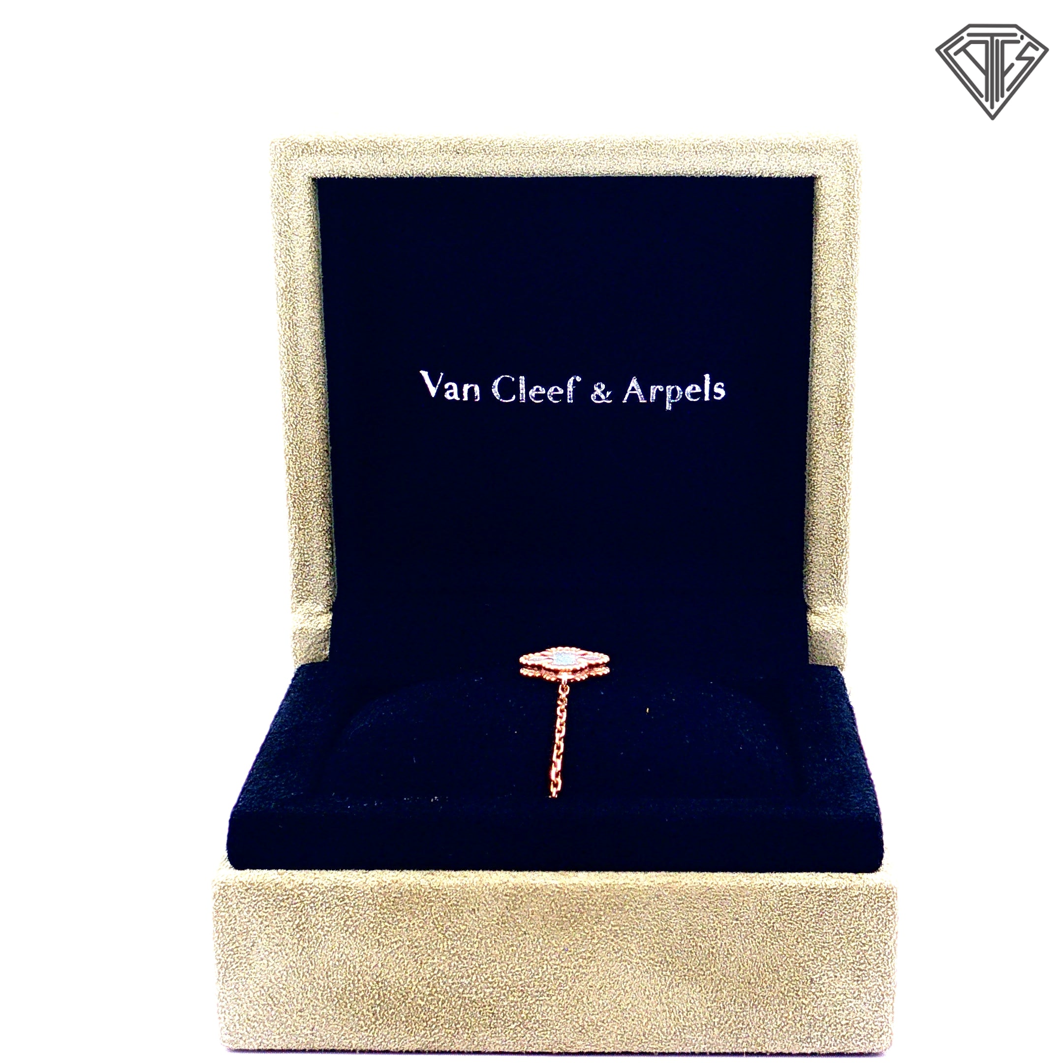 Pre-Loved 18k Yellow Gold Mother of Pearl Van Cleef Sweet Alhambra Bracelet  6.5- 7"inch / with Box and Papers