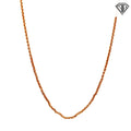14k Yellow Gold Wheat Necklace 5.0 gram 1.45mm 18"inch