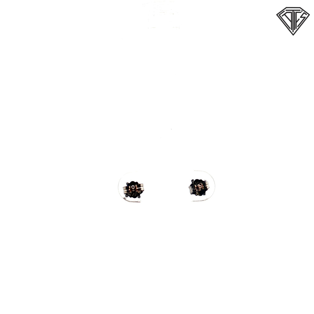14k White Gold .30ct G SI1 Princess Cut Stud Earrings