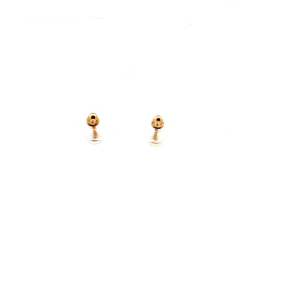 14k Yellow Gold Baby Pearl Stud Earrings