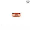14k Rose Gold European Comfort-Fit Wedding Band 4.4 gram Size 7.5