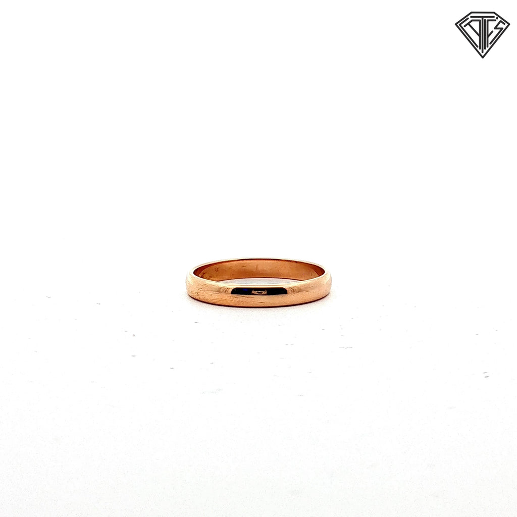 14k Yellow Gold Classic Regular Comfort-Fit Wedding Band 2.4 gram Size 7.5