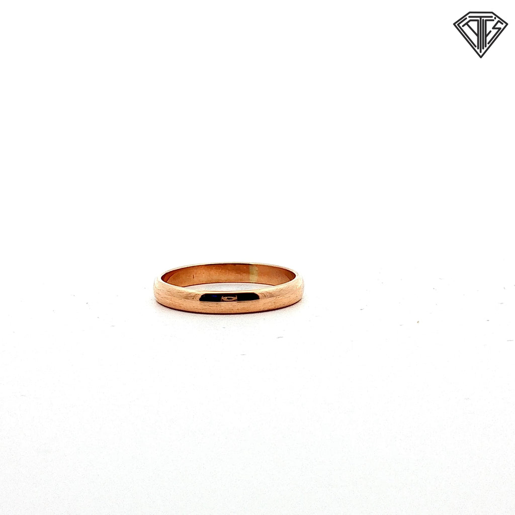 14k Yellow Gold Classic Regular Comfort-Fit Wedding Band 2.4 gram Size 7.5