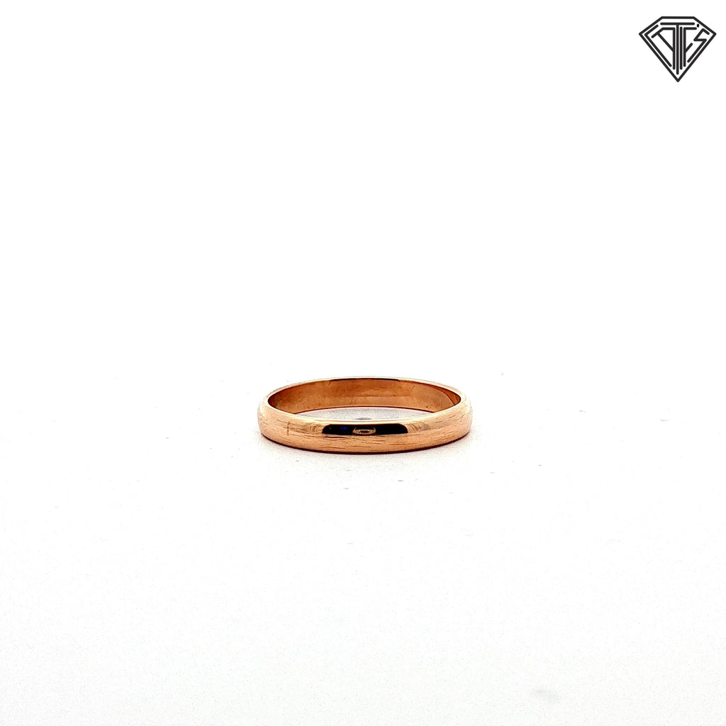 14k Yellow Gold Classic Regular Comfort-Fit Wedding Band 2.4 gram Size 7.5